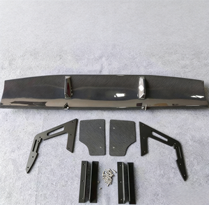 Nouveau kit d'aileron arrière en fibre de carbone ZHONGHONG avec support pour Nissan GT-R R35 09-18 Style large - Product Image 5