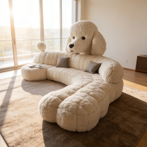 <span class=keywords><strong>Canapé</strong></span> géant en forme de chien personnalisé, <span class=keywords><strong>canapé</strong></span> lounge en peluche, meubles d'animaux réalistes créatifs, salon, chambre à coucher, appartement - Product Image 1