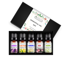 Huiles essentielles parfumées naturelles, ensemble pour diffuseur d'arôme, 5 pièces, 100% Pure, offre spéciale