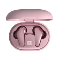 Mini auriculares inalámbricos deportivos, cascos coloridos
