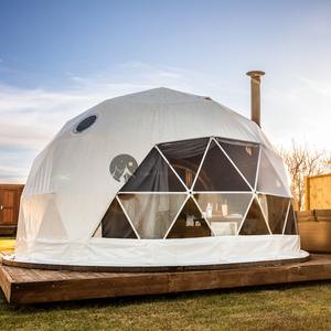 Tente de glamping géodésique de luxe écologique et imperméable de 6 m pour couples, toutes saisons, type hôtel, à <span class=keywords><strong>vendre</strong></span> - Product Image 6
