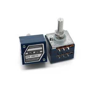Rk27ซีรีส์ <span class=keywords><strong>ALPS</strong></span> ดั้งเดิมโพเทนชิโอมิเตอร์แบบหมุนเสียง5K 10K 20K 50K 100K 250K 500K ยูนิตคู่ช่อง6Pin ที่จับ25มม. 10 ~ 500kax2 - Product Image 4