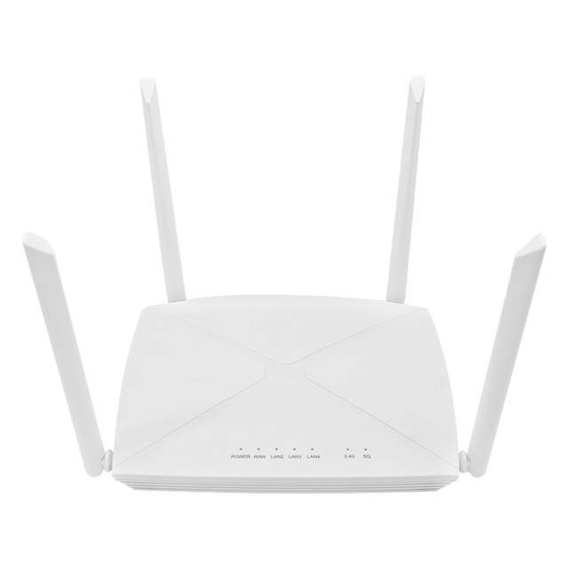ZC-R530 AC1200 Dual Band WiFi 5 Router with 1x Gigabit WAN and 3x Gigabit LAN Ports for FTTH Featuring ZX279128S Chip