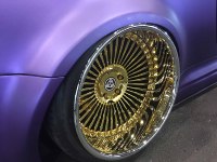Jante dorée forgée 2 pièces XL 5x120 5x112 5x114.3 Roue forgée 18 19 20 21 22 23 Inch Show Car Stance Wheels