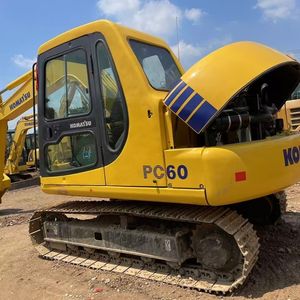 Nouveau prix pour l'excavatrice hydraulique de chenille de KOMATSU PC60 utilisée en bon état appropriée au creusement de construction/agriculture - Product Image 1