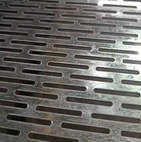 Tôle perforée perforée en acier inoxydable feuille décoration maille en aluminium perforée plaque de poinçon de persienne