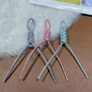 Leather Woven Pendant <b>Charm</b> Colorful Mobile Phone Accessory <b>Bag</b> Decor Spring 2026 - Product Image 2