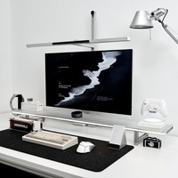 Support de moniteur modulaire personnalisable Design Warehouse, en acrylique et alliage d'aluminium, support de bureau en métal