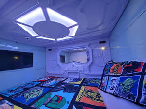 Японская современная роскошная Капсульная кровать с эффектом памяти матрас для спальни, Детские капсулы для гостиной, отелей, аэропортов - Product Image 2