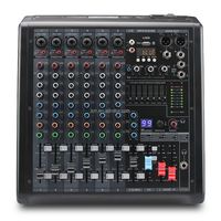 TNH BP8 Connexion USB Built-in99 effets DSP Contrôleur DJ professionnel 8 canaux/Console audio avec double éclairage LED