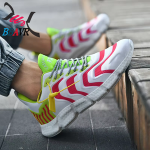 Chaussures de sport pour hommes en vente chaude, baskets de course décontractées tendance pour l'extérieur, noires - Product Image 6