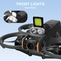 Luz de Búsqueda Universal para Drones, Ajustable en Múltiples Ángulos, Material ABS, Luz LED Nocturna, Luz de Relleno para Accesorios de Drones RC