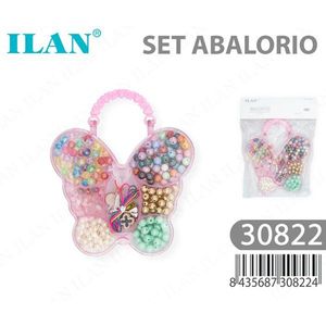 Set di Perline ILAN a Forma di Farfalla 30822, Kit Creativo per Bambini per Creare Gioielli - Product Image 3