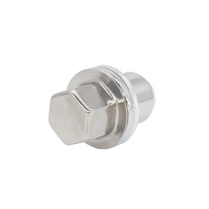 Écrou de roue hexagonal 23 mm, largeur 34 mm, hauteur 45 mm, conique à 60 degrés, en acier argenté, pour Land Rover Range Rover Sport Executive LR068126 - Product Image 3