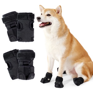 Nouvelles Bottes Antidérapantes Solides et Écologiques pour Chiens – Faciles à Enfiler, Conception Ouverte, Respirantes, Protection des Pattes pour Chiens Âgés sur Sols en Bois Dur – Lot de 4 - Product Image 1