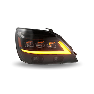 For 98-03 <b>LED</b> <b>Headlight</b> Assembly Kit With Daytime Running Lights & Turn Signal Blue 12V Light Color 12v <b>LED</b> <b>Headlights</b> for 98-03 - Product Image 2