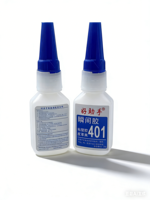 Colle super forte universelle 401 liquide à base de cyanoacrylate, personnalisable, directement de l'usine