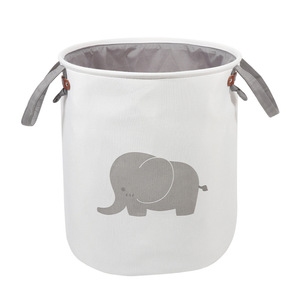 Kids Hamper Storage Bin Nursery Kid's Collection Organizer Dirty Clothes Cotton <strong>Linen</strong> Fabric Laundry <strong>Basket</strong> - Product Image 1