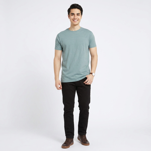 T-shirt en coton pour homme à séchage rapide, streetwear tendance avec logo personnalisé, anti-froissement, doux, col rond, acheter maintenant, t-shirt pour homme - Product Image 1