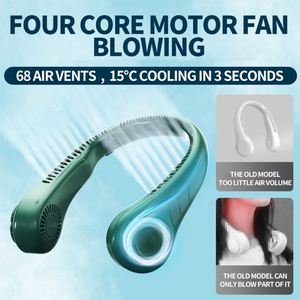 2026 New Arrival Wearable Neck for Outdoor Best Selling Products Rechargeable <b>Mini</b> <b>Usb</b> Portable Air Cooling <b>Fan</b> - Product Image 2