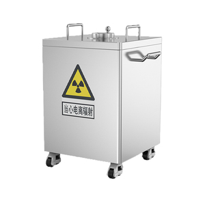 Contenedor Móvil de Residuos con Revestimiento de Plomo para Protección contra la Radiación, Contenedor de Almacenamiento Blindado para Residuos Radioactivos con Ruedas, para Hospitales y Oncología - Product Image 4