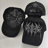 Casquette de baseball sportive G5 personnalisée à 5 panneaux en daim brodé avec motifs Dobby et lettres, en tissu courant, réglable, unisexe pour adulte