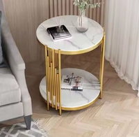 Table console moderne de luxe en métal doré avec base en acier inoxydable, meuble de salon durable et stable