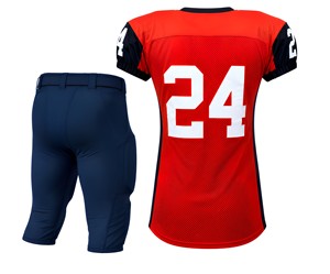 Conjunto de Uniforme de Fútbol Americano Personalizado y Transpirable para Hombre y Mujer, Jersey y Pantalones Deportivos Unisex de Poliéster para Adultos con Logotipo Personalizado - Product Image 2