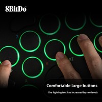 Control Inalámbrico 8BitDo 81JB01D con Iluminación RGB para Series X/S, One y Windows 10, Gamepad para Juegos de Lucha con Todos los Botones