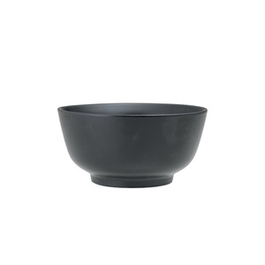 ชามข้าวญี่ปุ่นสโตนแวร์ Ø 14.3 ซม. สูง 7 ซม. สีดำด้าน โทนนากา - Product Image 1