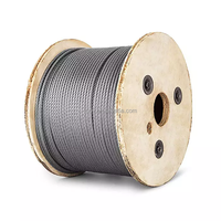 Câble d'embrayage intérieur galvanisé 7x7 1.8mm, câble métallique en acier pour moto