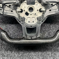 Volant de voiture en fibre de carbone pour Volkswagen Golf 7 6 5 MK6 MK5 MK7 CC Scirocco Jetta Polo GTI GLS GTD