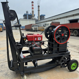 Frantoio a mascelle <span class=keywords><strong>mobile</strong></span> con motore AC a funzionamento semplice per calcare, granito e scarti edili, alta produttività, parti di ricambio durevoli - Product Image 2