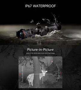 Gm06-50 nhiệt Sight Clip-on đêm xem nhiệt Kính thiên văn 50 mét phạm vi Săn Bắn Nhiệt động vật hoang dã máy ảnh với tầm nhìn ban đêm - Product Image 2
