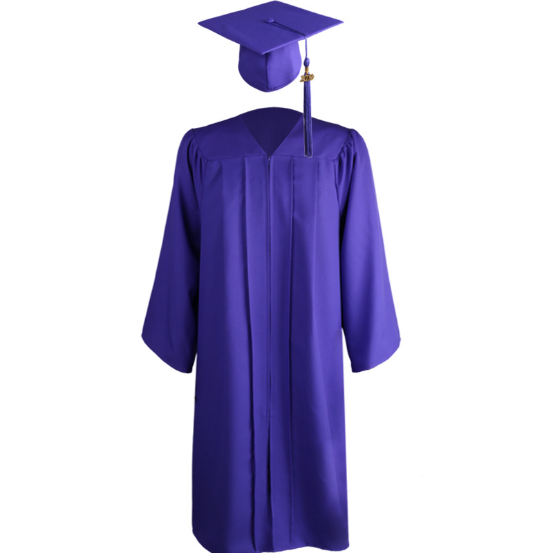 green emerald velvet dress Deluxe Black Bachelors Graduation Gown main image 0