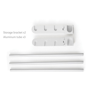 Wall Hanging Towel <b>Rod</b> Storage Rack Hanger and Drying <b>Holder</b> for Laundry Room Closet Organization - Product Image 6