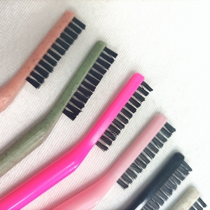 2025 le dernier modèle best-seller Double tête maquillage cils brosse à sourcils brosse à cils noire - Product Image 4