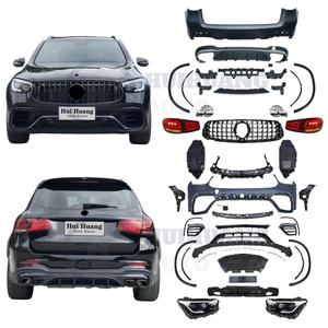 Kit de carrosserie de pare-chocs de voiture de qualité supérieure pour <span class=keywords><strong>Mercedes</strong></span> Benz <span class=keywords><strong>GLC</strong></span> Class X253 2015-2019 mise à niveau vers le modèle <span class=keywords><strong>2022</strong></span> GLC63 AMG - Product Image 1