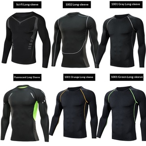 Ensemble de <span class=keywords><strong>jogging</strong></span> sportif pour homme printemps-été, manches longues, 100% nylon, rayé, absorbant la transpiration, respirant, haute élasticité, cordon de serrage - Product Image 4