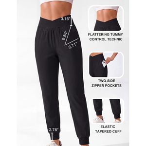 Women's High Waisted Joggers With Pockets Soft Lightweight Active Pants For Running Workout Sweatpants <b>Harem</b> Style Breathable - Product Image 4