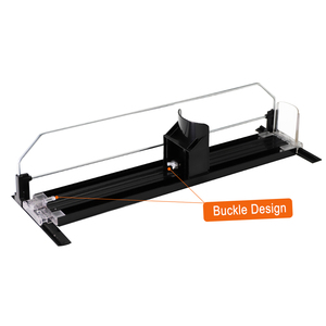 Organisateur de boissons automatique pour système de réfrigérateur supermarché largeur réglable étagère à ressort poussoir Glide affichage poussoir de boisson