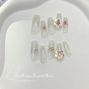 Adornos de resina de concha mágica para <span class=keywords><strong>uñas</strong></span>, flor de fondo plano, textura versátil 3d, decoración de <span class=keywords><strong>uñas</strong></span>, novedad de <span class=keywords><strong>2022</strong></span> - Product Image 6