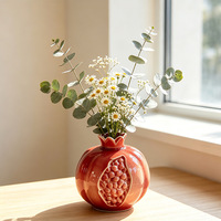 Moule en silicone YS Creative pour brûleur d'encens et vase grenade, pot de fleurs DIY, ornement fait main, style moderne et minimaliste