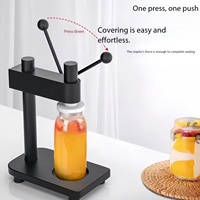 Scelleuse manuelle pour canettes en plastique, adaptée aux canettes de bubble tea et de boissons, nouveau produit populaire, portable et léger, 51 mm
