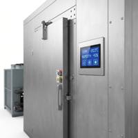 Équipement de réfrigération modulaire industriel pour chambre froide, chambre froide de plain-pied pour le stockage de produits de la mer surgelés
