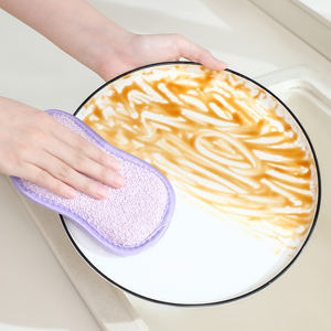 Esponja de Cocina de Poliéster de Doble Cara Reutilizable de Excelente Calidad y Buenos Precios, Altamente Absorbente, de Secado Rápido y Ligera - Product Image 1