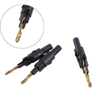 Juego de brocas avellanadoras Image con vástago hexagonal de 5, 6, 8, 10 y 12 mm para trabajar la madera y perforar metal - Product Image 5