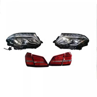 Kit carrosserie noir haute performance 6000k GL-class 2015-2016, conversion pare-chocs, look GLS63 AMG 2019