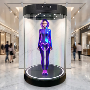 เครื่องโฆษณาโฮโลแกรม 3 มิติ ขนาด 21.5 นิ้ว รุ่น Utech Exhibition A133 Hall ควบคุมผ่านแอป หน้าจอ LCD ความละเอียด 1920x1080 ปรับ<span class=keywords><strong>ภาพ</strong></span>อัตโนมัติ - Product Image 4