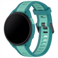 Bracelet de sport en silicone bicolore pour Garmin Forerunner 165, bracelet de remplacement